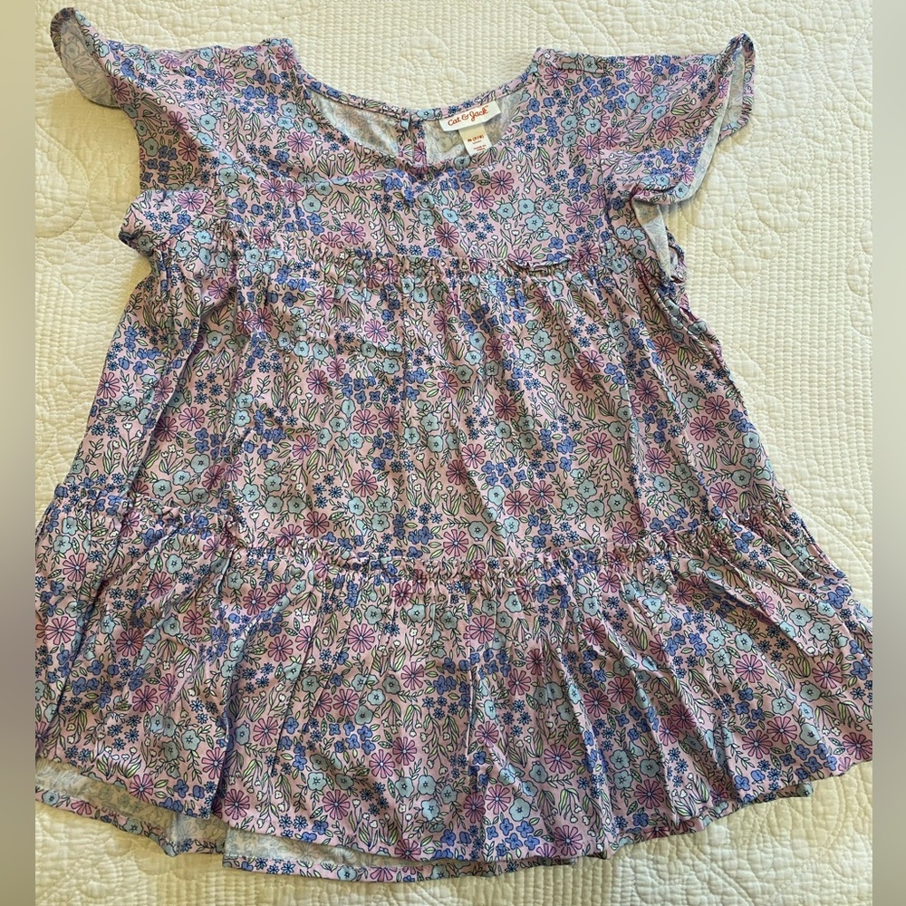 Girls Cat & Jack Layered Top (Size Medium)